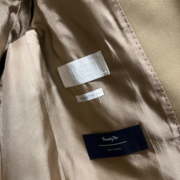 WOOL ARKET OVERSIZED HOPSACK BLAZER - Picture 3 of 4